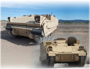 Das Armoured Multi Purpose Vehicle in Versionen Universal und Ambulanzfahrzeug
