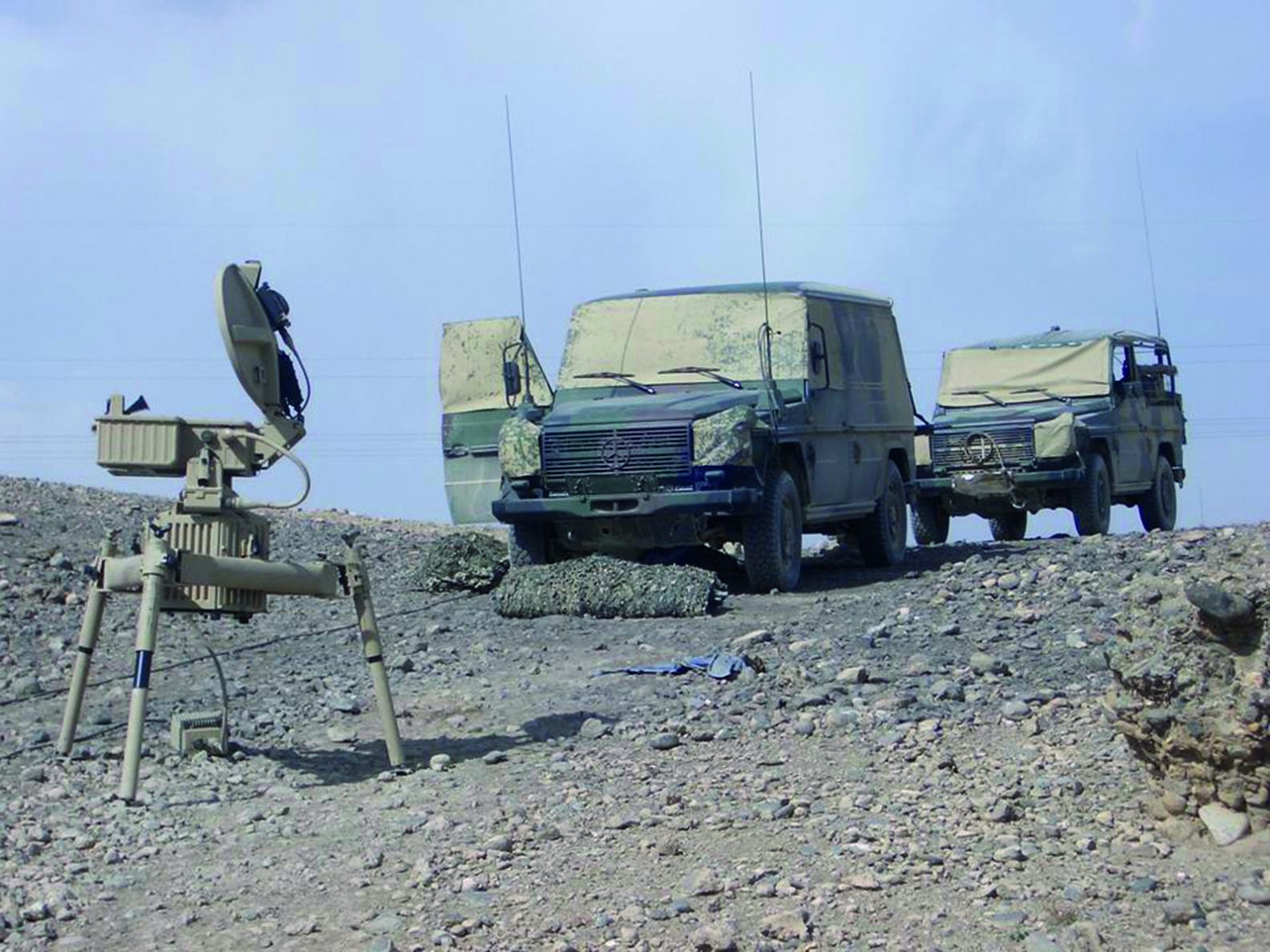 LeGAR der Luftlandetruppe Radargerät BOR A 550 im Einsatz als Einzelgerät e1582756426893