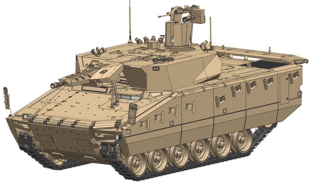 Lynx Hybrid gepanzert aktives Schutzsystem StrikeShield