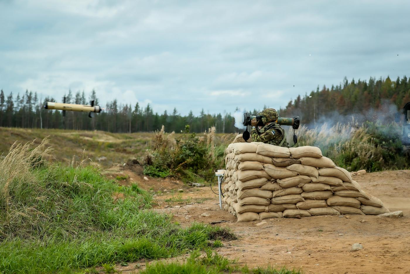 Panzerabwehr Estland erhaelt weitere Spike SR Foto Rafael