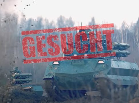 Gesucht Die Rolle unbemannter Bodenfahrzeuge im Ukraine Krieg Screenshot russisches Verteidigungsministerium