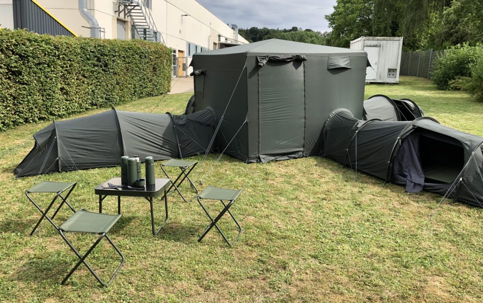 Bundeswehr übernimmt neues Zeltsystem