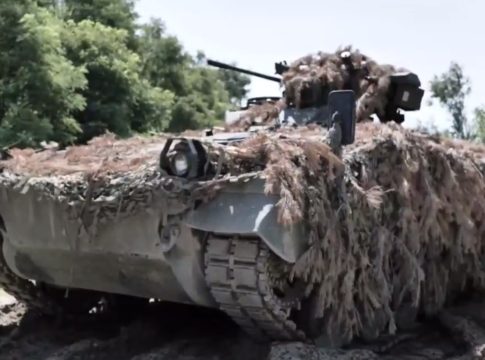 Schuetzenpanzer Marder Ukraine Foto Armed Forcdes Ukraine