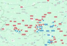 Lagebild der Kursk-Offensive am 29. Oktober 22:00 MEZ.
