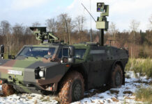 Ein Spähwagen Fennek.