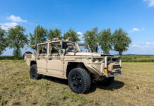 Die luftverladbare Groundforce-Plattform.