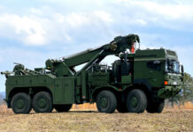 Das schwere Bergefahrzeug auf HX-Plattform.