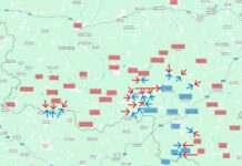 Lagebild der ukrainischen Kurs-Offensive am 5. November um 22:00 MEZ.