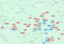 Lagebild bei der Kursk-Offensive am 26. November um 21:00 Uhr MEZ.