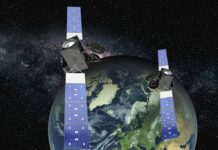 Illustration der Arctic Satellite Broadband Mission (ASBM).
