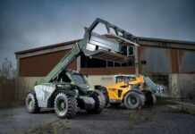 Liebherr Radlader mit und ohne Hi2Ptotect-Add-On-Schutz.
