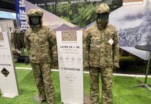 Kälteschutz-Lagen 3A und 3B der NCU unter Nutzung der Gore Windstopper-Technologie.