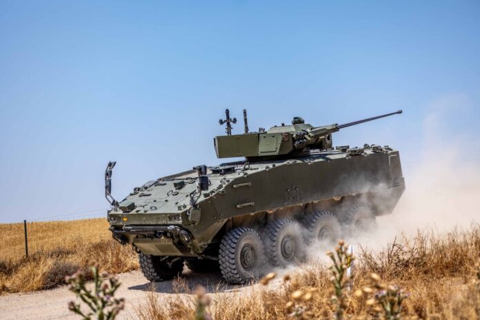 Maestre soll im Radpanzer Dragon zum Einsatz kommen.