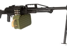 Das einsatzbewährte PKP mit derselben "Pull" Munitionszuführung in 7,62 mm x 54 R.