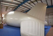 Eines der Blimp-Systeme von RT.