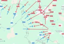 Lagebild bei der Kursk-Offensive am 18. März, 16:00 Uhr MEZ.