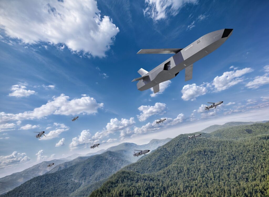 MBDA RCM²: Weitreichender Sensor und Effektor 7 RCM² wird sich neben unterschiedlichsten Nutzlasten und großer Reichweite auch durch Schwarmintelligenz auszeichnen.