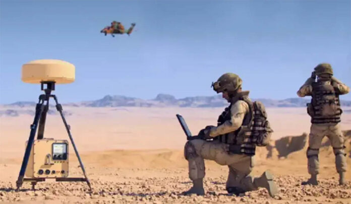 Mit dem Man-portable Tactical Air Navigation (MP TACAN) System wird die Verbindung zu taktischen Luftfahrzeugen hergestellt. (Foto: Indra)