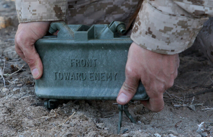 Litauen will aus dem Ottawa-Abkommen gegen Anti-Personen-Minen austreten, hier eine amerikanische M18A1 Claymore-Richtmine.