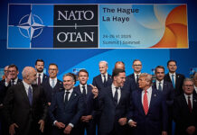 Lauter freundliche Gesichter: Die Staats- und Regierungschefs beim NATO-Gipfel in Den Haag.