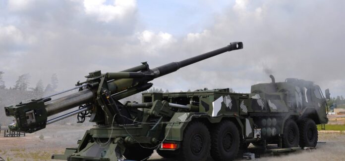 Patrias ARtillery on VEhicle (ARVE) im Test.