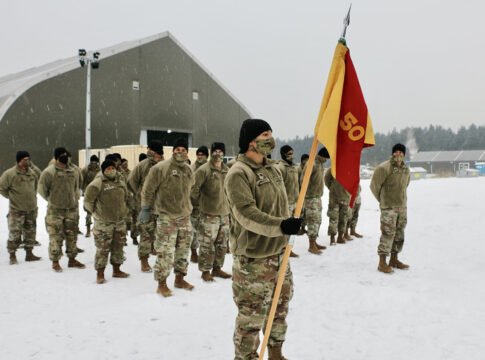 US-Truppenstärke: Europa stellt sich auf Reduzierungen ein 5 Auch Angehörige der amerikanischen Nationalgarde als Teil der Operation Atlantic Resolve zur US-Truppenstärke in Europa bei.