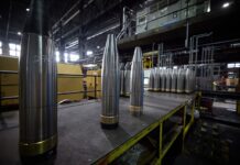 Fertigung von Artilleriemunition im Scranton Army Ammunition Plant in Pennsylvania.