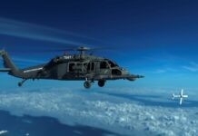 So stellt sich UVision den Start von Hero-120 vom Hubschrauber vor.