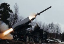 EuroPULS beim Verschuss einer Naval Strike Missile in Norwegen.