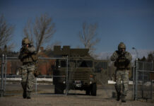 Dürfen ihre P320 wieder nutzen: Mitglieder der 90th Security Forces Group, 90th Missile Wing bei einer Übung.