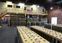 M795 Artilleriemunition im heutigen Iowa Army Ammunition Plant.