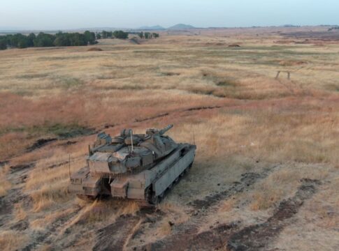 Der israelische Kampfpanzer Merkava Mk. 4.