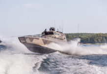 Marine Alutechs Watercat M18 steht im Wettbewerb für das neue Mehrzweck-Kampfboot der Bundeswehr.