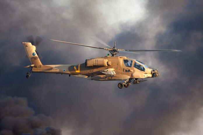 Boeing AH-64 Apache der israelischen Luftwaffe.