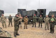 Das NATO-Verifikationsteam aus sieben Nationen bei der Panzergrenadierbrigade 37 als Multinational Brigade Lithuania.