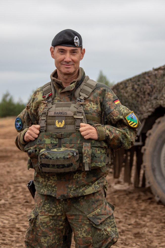 Bundeswehrübung Grand Eagle 2025 in Litauen – ein Rückblick 3 Brigadegeneral David Markus, Kommandeur der Panzergrenadierbrigade 37.