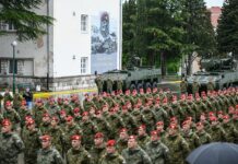 Kroatien - hier Soldaten der 3. Mechanisierten Brigade 2021 - führt die Wehrpflicht wieder ein.