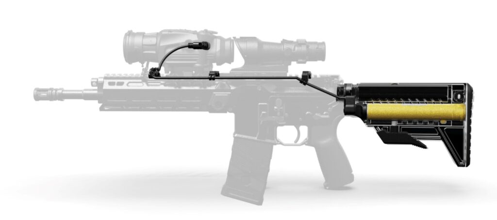 Energiesystem Boost von IWI: das Gewehr als Stromversorger 2 Schnitt des Gesamtsystems.
