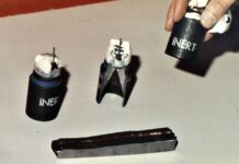 Die Clustermunition XM1208 soll die DPICM-Familie - hier inerte Submunition M77 für das MLRS-System - ablösen.