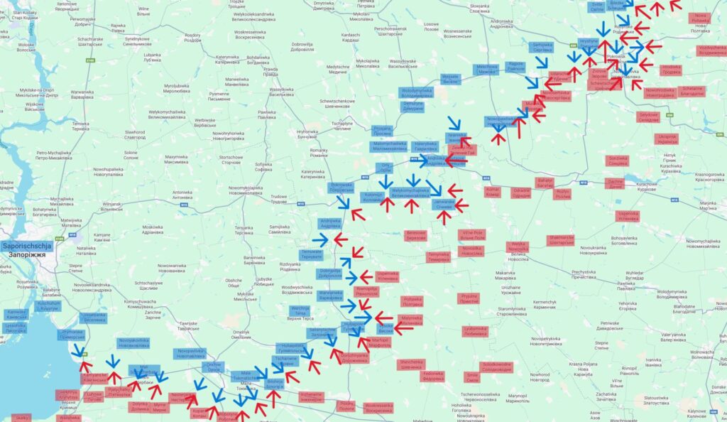 Ukrainekrieg: Front im Osten Saporischschjas in Bewegung 2 Lagebild im Süden der Ukraine am 18.11.2025, 13:00 MEZ.