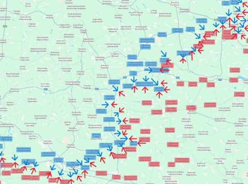 Situation im Süden der Ukraine am 18.11.2025, 13:00 MEZ.