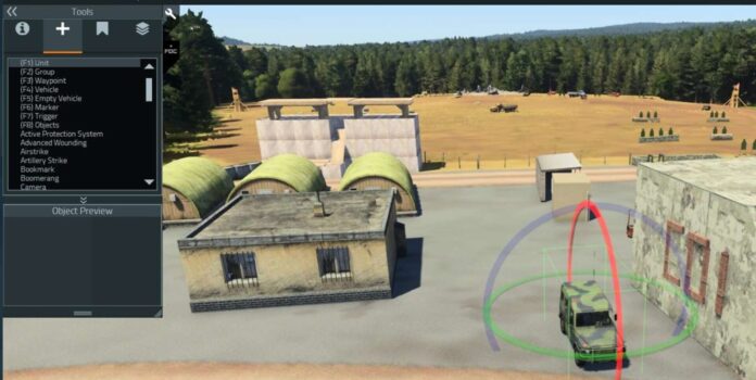VBS-Grafik von Plexsys, wie sie bei der Bundeswehr genutzt wird.