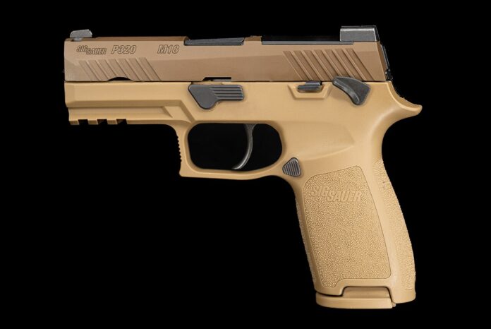 Die SIG Sauer P320 ist unter anderem in der Kompaktversion M18 bei den US-Streitkräften eingeführt.