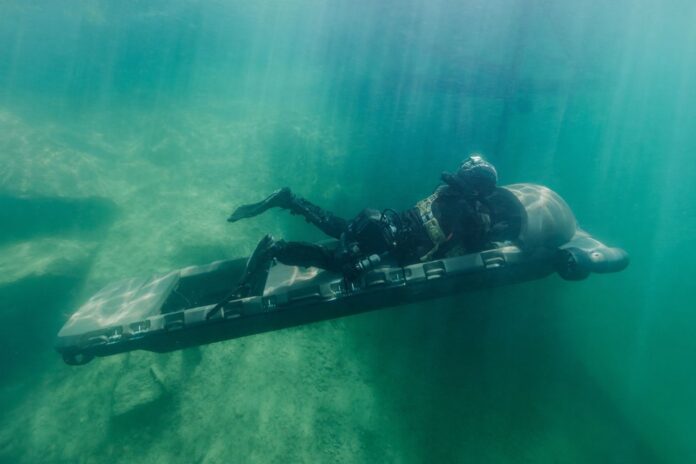 Hammerhead SMV bei Tauchtests.