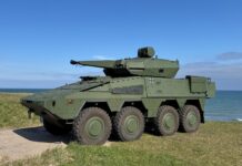 Auf der ILA 2026 zeigt Rheinmetall unter anderem den Skyranger 30 auf Boxer-Fahrgestell.