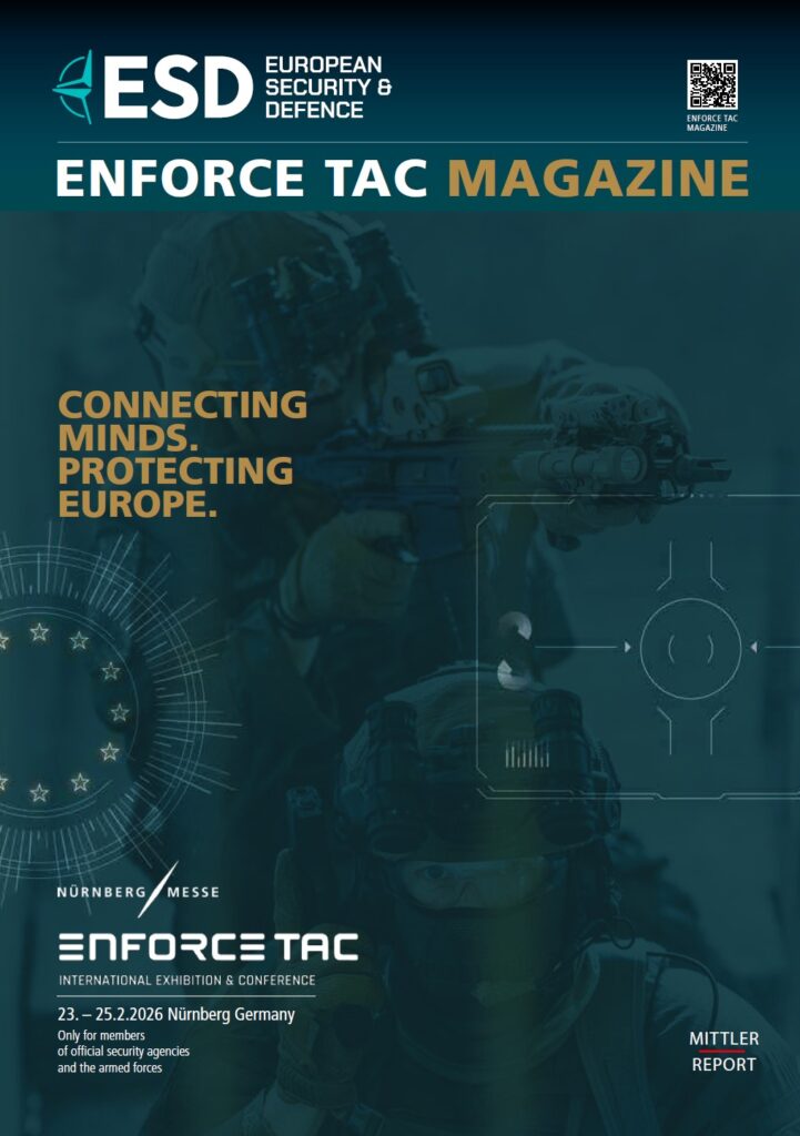 Das Enforce Tac Magazin 2026 – Vernetzte Sicherheit im Fokus 2 Der Mittler Report Verlag veröffentlicht das offizielle Magazin zur Enforce Tac 2026.