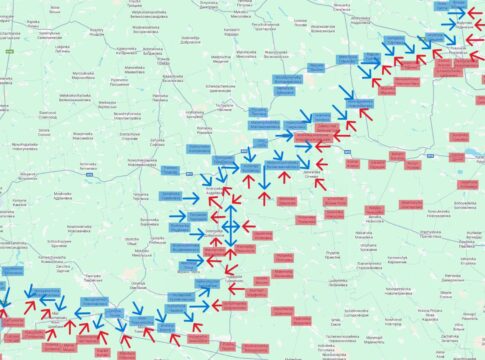 Situation im Süden der Ukraine am 17.02.2026, 23:00 MEZ.