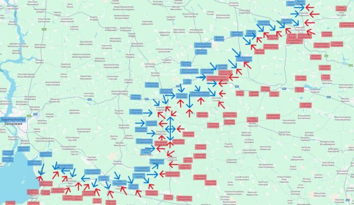 Situation im Süden der Ukraine am 17.02.2026, 23:00 MEZ.