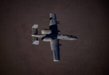Eine A-10C Thunderbolt II im Einsatz in der Golfregion.