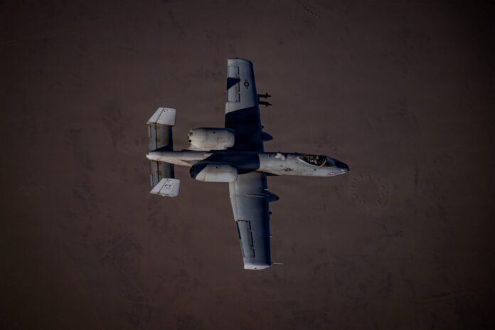Eine A-10C Thunderbolt II im Einsatz in der Golfregion.